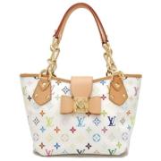 Louis Vuitton Vintage Pre-owned Tyg louis-vuitton-vskor White, Dam