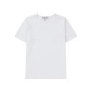 Munthe Ekologisk Bomull Broderad T-shirt White, Dam