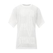 MM6 Maison Margiela Numerisk Jacquard T-shirt White, Herr