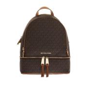 Michael Kors Ryggsäck Rhea Zip Brown, Dam