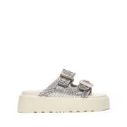 Casadei Broderad Kiltofflor Gray, Dam