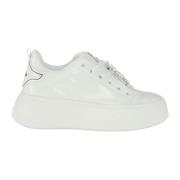 14 Bros Vita Juvel Detalj Sneakers White, Dam