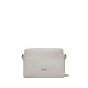 Liu Jo Beige Crossbody Väska med Gyllene Detaljer Beige, Dam