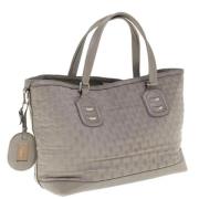 Gucci Vintage Pre-owned Nylon totevskor Gray, Dam