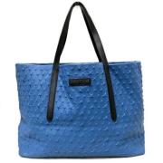 Jimmy Choo Pre-owned Pre-owned Tyg totevskor Blue, Dam