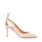 Aquazzura Nude Bow Tie Pump Beige, Dam