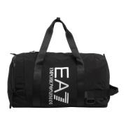 Emporio Armani EA7 Justerbar Gymväska med Logotyp Black, Herr