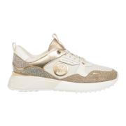 Michael Kors Multifärgade Sneakers med Snörning White, Dam