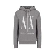 Armani Exchange Grå Sweaters för Stiligt Utseende Gray, Herr