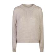 Roberto Collina Fashionable Sweater Picks Beige, Dam