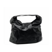 Vic Matié Svart Maxi Shopper med Veck Black, Dam