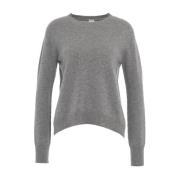 MVM Grå Stickat Aw24 Gray, Dam