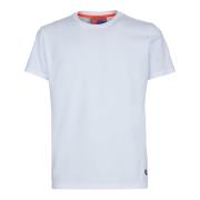 Gallo Klassisk Crew-Neck Bomull T-shirt White, Unisex