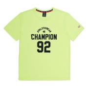 Champion Crewneck T-Shirt Footbal Shirt Green, Herr