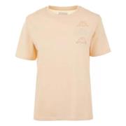 Kappa Kemilia T-shirt Beige, Dam