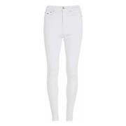 Tommy Jeans Skinny Jeans White, Dam