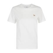 Maison Kitsuné Söt Fox T-shirt White, Dam