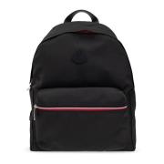 Moncler Ryggsäck med logopatch Black, Herr