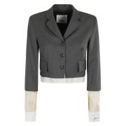 Erika Cavallini Flame Jacket Gray, Dam