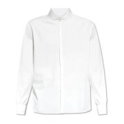 Saint Laurent Skjorta med ståkrage White, Herr