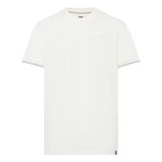 Boggi Milano T-shirt i bomullsblend White, Herr