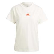 Adidas Broderad Tee T-shirt White, Dam