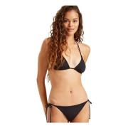 Billabong Ss Slide Tri Bikini Top Black, Dam