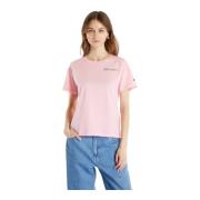 Champion Kortärmad T-shirt Pink, Dam