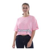 Champion Kortärmad T-shirt Pink, Dam