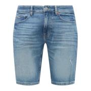 Hugo Boss Denim Shorts Blue, Herr