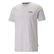 Puma Ess+ 2 Col Liten Logo Tee T-shirt Gray, Herr