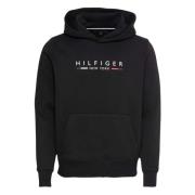 Tommy Hilfiger Hoodie Black, Dam