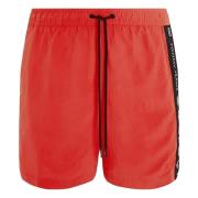 Tommy Hilfiger Storm-FIT Medium Drawstring Side Tape Swimsuit Red, Her...