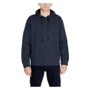 Armani Exchange Pinstripe Långärmad Sweatshirt - Svart Black, Herr