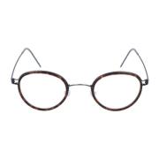 Lindbergh Titanium Oval Rim Jackie Glasögon Brown, Unisex