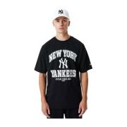 New Era T-Shirts Black, Herr