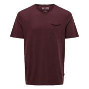 Only & Sons T-shirt Purple, Herr