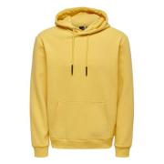 Only & Sons Hoodie Yellow, Herr