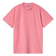 Carhartt Wip Duster Script T-shirt Pink, Herr