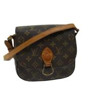 Louis Vuitton Vintage Pre-owned Canvas louis-vuitton-vskor Brown, Dam