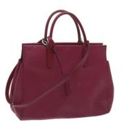 Louis Vuitton Vintage Pre-owned Laeder handvskor Red, Dam