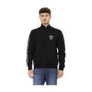 Automobili Lamborghini Lyxig Shield Logo Sweatshirt Black, Herr