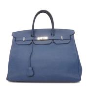 Hermès Vintage Pre-owned Laeder handvskor Blue, Dam