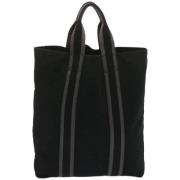 Hermès Vintage Pre-owned Canvas totevskor Black, Dam