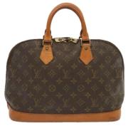 Louis Vuitton Vintage Pre-owned Canvas handvskor Brown, Dam