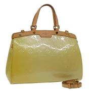 Louis Vuitton Vintage Pre-owned Laeder handvskor Beige, Dam