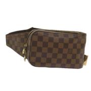 Louis Vuitton Vintage Pre-owned Canvas axelremsvskor Brown, Dam