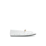 Dolce & Gabbana Ballerinas Vally White, Dam