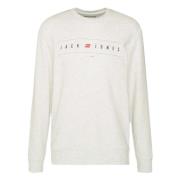 Jack & Jones Melange Hoodie Gray, Herr