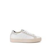 P448 Vita Läder Thea Sneakers White, Dam